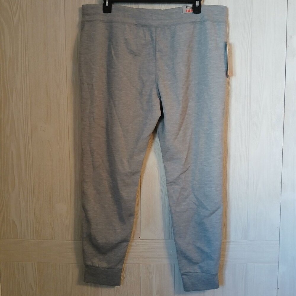 32 Degrees Heat Women's Size XXL Heather Grey Fleece Jogger Pants - Picture 2 of 7